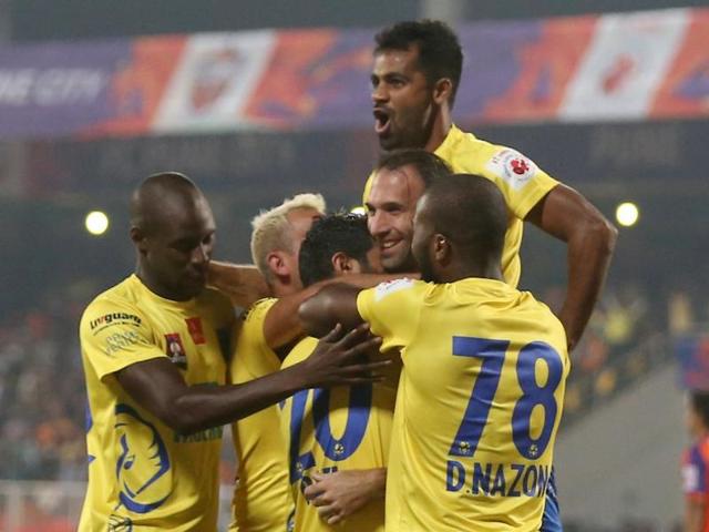 Hengbert scored in the 3rd minute of the match but Mohamed Sissoko’s 68th minute equalizer ensured a point for the home team. (Photo: ISL) Hengbert scored in the 3rd minute of the match but Mohamed Sissoko’s 68th minute equalizer ensured a point for the home team. (Photo: ISL)