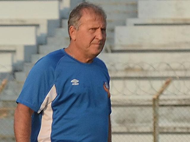 Just like it was recruiting overseas players, Zico said the ISL should also bring in Fifa referees Indian officials could learn from. (Prateek Choudhury/HT Photo) Just like it was recruiting overseas players, Zico said the ISL should also bring in Fifa referees Indian officials could learn from. (Prateek Choudhury/HT Photo)