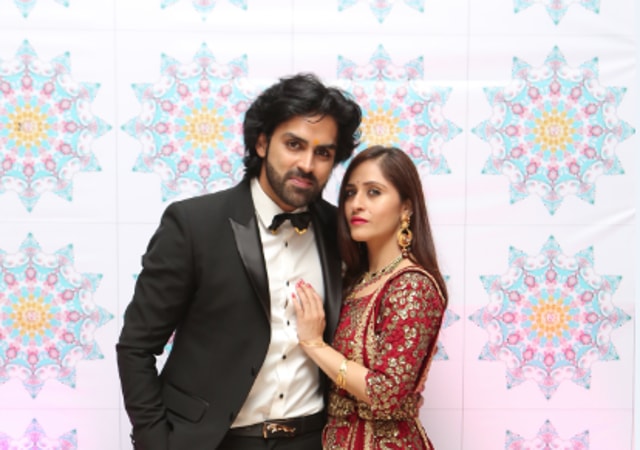 Actors Hunar Hale and Mayank Gandhi.
