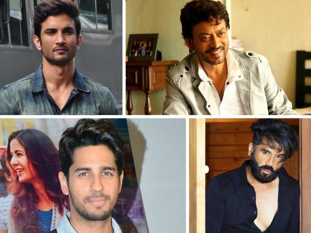 (Clockwise) Sushant Singh Rajput and Irrfan Khan will soon start shooting for Homi Adajania’s Takadum; Sidharth Malhotra will star with Suniel Shetty in directors Raj Nidimoru and Krishna DK’s (Raj-DK) untitled next. (HT Photo) (Clockwise) Sushant Singh Rajput and Irrfan Khan will soon start shooting for Homi Adajania’s Takadum; Sidharth Malhotra will star with Suniel Shetty in directors Raj Nidimoru and Krishna DK’s (Raj-DK) untitled next. (HT Photo)