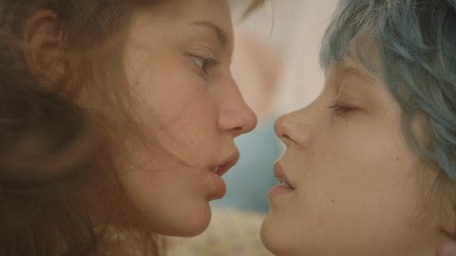 A still from Blue is the Warmest Color.
