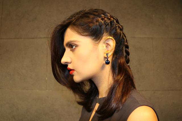 Snigdha Ahuja of HT City showcased the bling look (Photo:Shara Ashraf/HT)