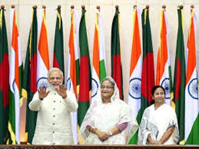 For the first time, Bangladesh Prime Minister Sheikh Hasina has invited AICC chairperson Sonia Gandhi, chief minister Mamata Banerjee and BJP national president Amit Shah to attend the National Council of Awami League in Dhaka .(HT Photo) For the first time, Bangladesh Prime Minister Sheikh Hasina has invited AICC chairperson Sonia Gandhi, chief minister Mamata Banerjee and BJP national president Amit Shah to attend the National Council of Awami League in Dhaka .(HT Photo)