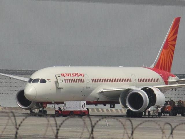 Airport officials said that luckily the tyre got deflated after the aircraft had vacated the main airstrip. Passengers and crew were safe, said officials.(HT file for representation) Airport officials said that luckily the tyre got deflated after the aircraft had vacated the main airstrip. Passengers and crew were safe, said officials.(HT file for representation)