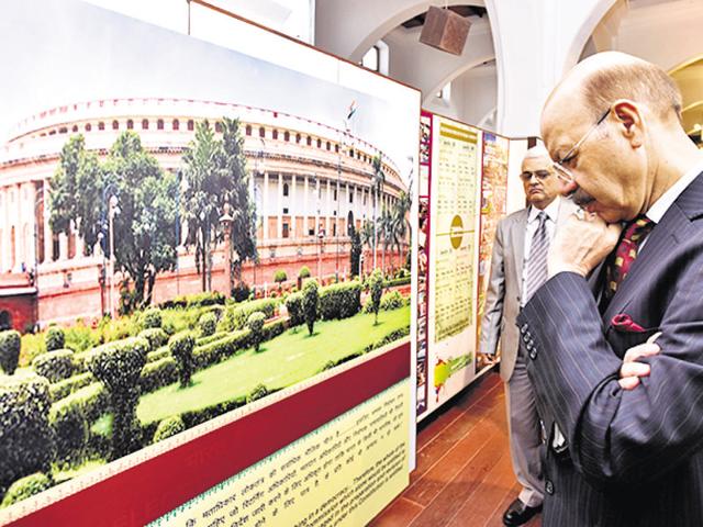 The museum was inaugurated by Nasim Zaidi, the Chief Election Commissioner of India, in New Delhi on Tuesday(Sanjeev Verma/Hindustan Times)