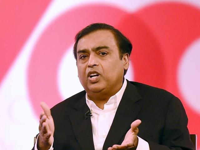 Mukesh Ambani, chairman & managing director of Reliance Industries Limited during an interactive session in Mumbai. (PTI Photo) Mukesh Ambani, chairman & managing director of Reliance Industries Limited during an interactive session in Mumbai. (PTI Photo)