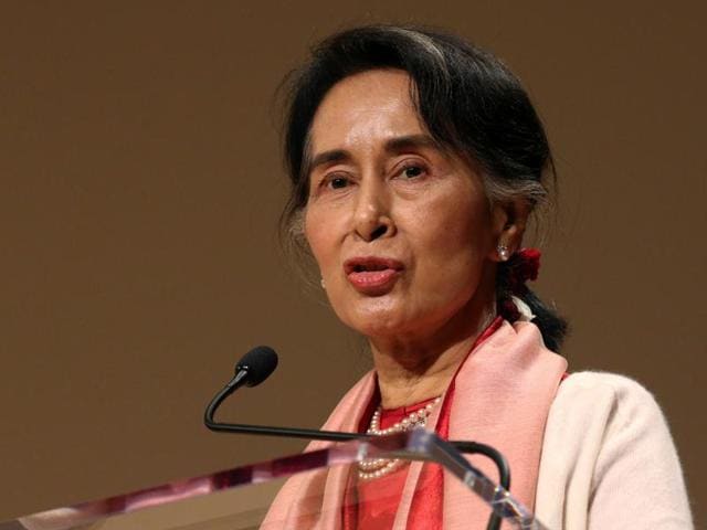 Aung San Suu Kyi has lost a great deal of international esteem because of her failure to act against the persecution of the Rohingya people, a Muslim minority, by some of her fellow Buddhists(REUTERS) Aung San Suu Kyi has lost a great deal of international esteem because of her failure to act against the persecution of the Rohingya people, a Muslim minority, by some of her fellow Buddhists(REUTERS)
