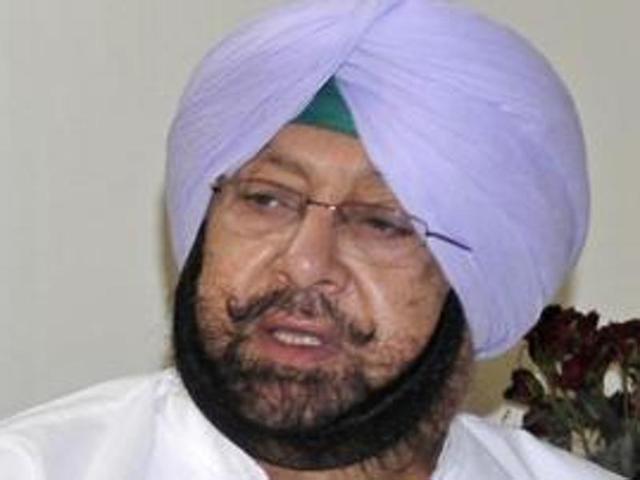 Punjab Congress chief captain Amarinder Singh.(HT File Photo)