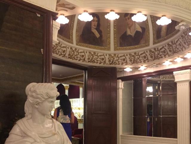The plush venue has also installed marbles statues. (Aalok soni/ht photo) 
