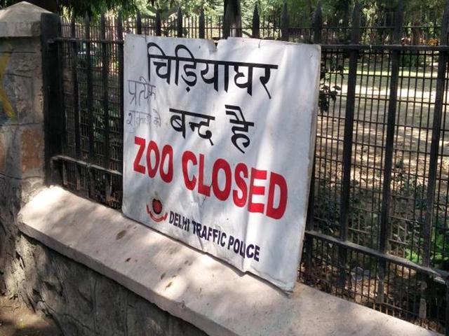 Delhi zoo has been temporarily shut down after nine birds die due to flu.(Ritam Halder/HT Photo) Delhi zoo has been temporarily shut down after nine birds die due to flu.(Ritam Halder/HT Photo)