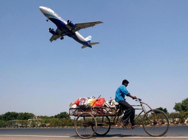 Airfare for IndiGo started as low as Rs834, which is at par with sleeper class of some of the long-distance trains. (Pic for representation/Reuters ) Airfare for IndiGo started as low as Rs834, which is at par with sleeper class of some of the long-distance trains. (Pic for representation/Reuters )