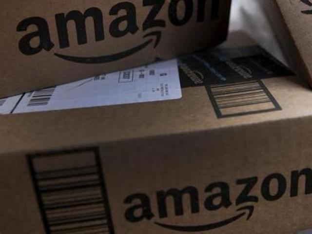 Amazon boxes are seen stacked for delivery.(Reuters) Amazon boxes are seen stacked for delivery.(Reuters)