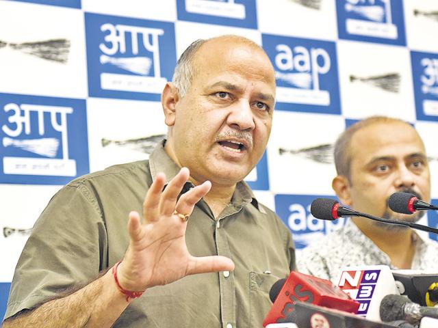 Deputy chief minister Manish Sisodia has sought a detailed road map by October 24 (Arvind Yadav/Hindustan Times) Deputy chief minister Manish Sisodia has sought a detailed road map by October 24 (Arvind Yadav/Hindustan Times)