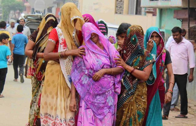 Police presence in Bisada village at Dadri in Greater Noida, after accused Ravin dies in Delhi hospital. (Sunil Sharma/HT file photo) Police presence in Bisada village at Dadri in Greater Noida, after accused Ravin dies in Delhi hospital. (Sunil Sharma/HT file photo)