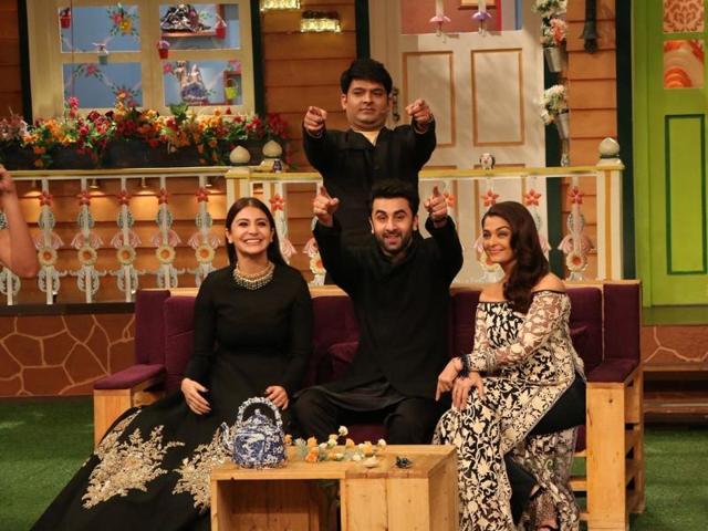 Aishwarya Rai Bachchan on the sets of 'The Kapil Sharma Show