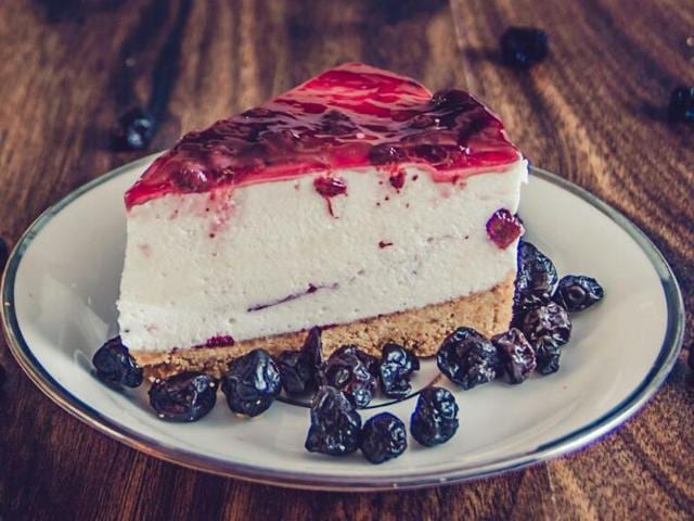 Eggless blueberry cheesecake from Cocoatease(Photo: Cocoatease)