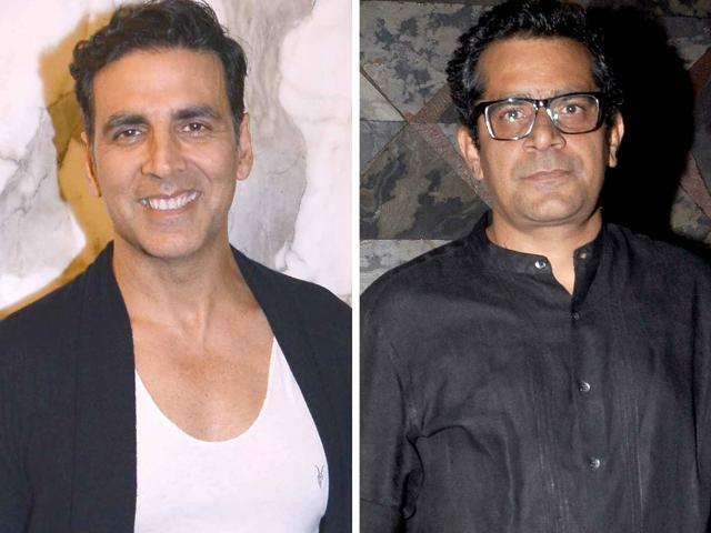Akshay Kumar and Subhash Kapoor are working together in Jolly LLB 2. (HT Photo)