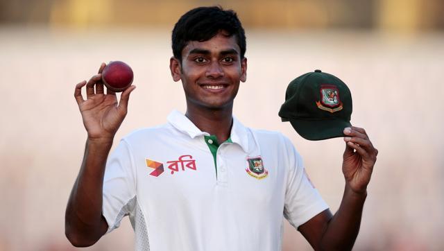 Bangladesh's Mehedi Hasan Miraz picked up his second five-wicket haul in his second Test against England. (AP) Bangladesh's Mehedi Hasan Miraz picked up his second five-wicket haul in his second Test against England. (AP)