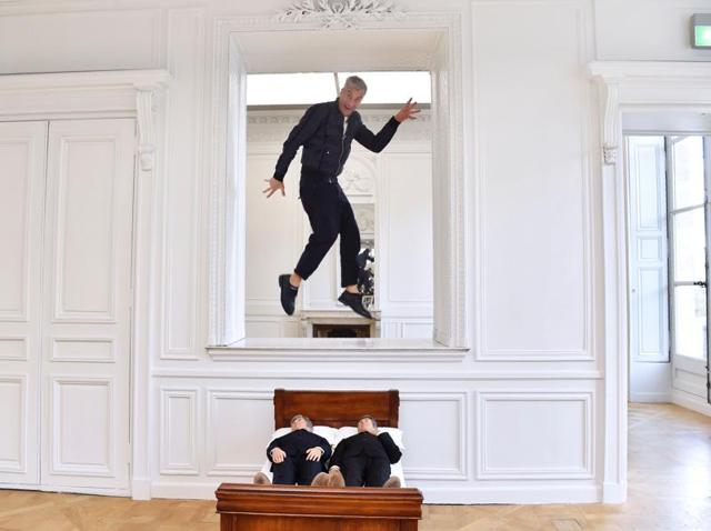 Cattelan began his career in the 1980s making wooden furniture in Forlì, Italy. (AFP)