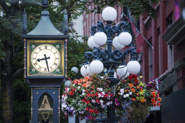 6. Gastown steam clock in Vancouver, British Columbia. (Getty Images/iStockphoto) 6. Gastown steam clock in Vancouver, British Columbia. (Getty Images/iStockphoto)