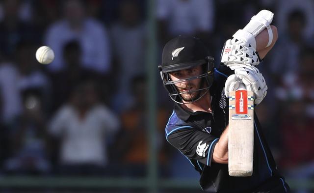 New Zealand's captain Kane Williamson plays a shot against India. (AP Photo) New Zealand's captain Kane Williamson plays a shot against India. (AP Photo)