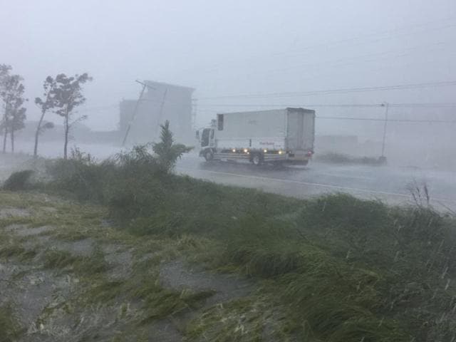 Super Typhoon Haima hit the northern province of Cagayan late on Wednesday night. (AP) Super Typhoon Haima hit the northern province of Cagayan late on Wednesday night. (AP)