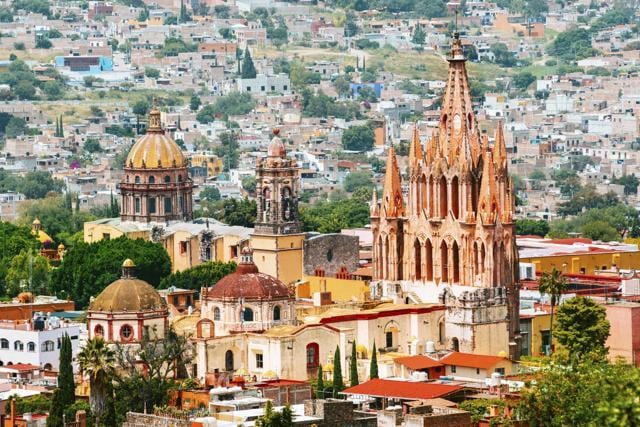 5. Skyline of San Miguel de Allende, Mexico. (Getty Images/iStockphoto) 5. Skyline of San Miguel de Allende, Mexico. (Getty Images/iStockphoto)