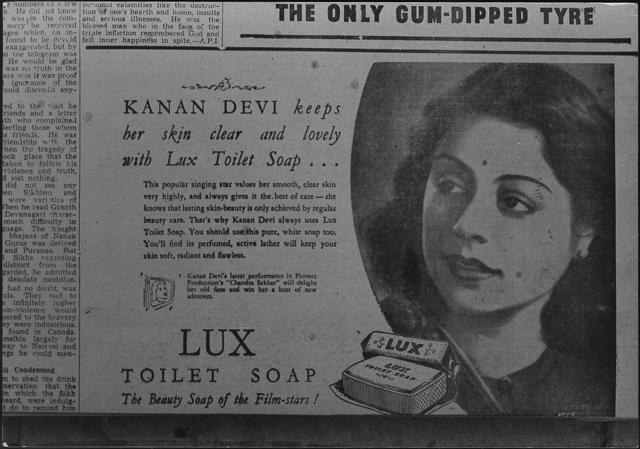 Personalities fade away but sometimes brands endure. Actor Kanan Devi in an advertisement for Lux soap (HT Photo) Personalities fade away but sometimes brands endure. Actor Kanan Devi in an advertisement for Lux soap (HT Photo)