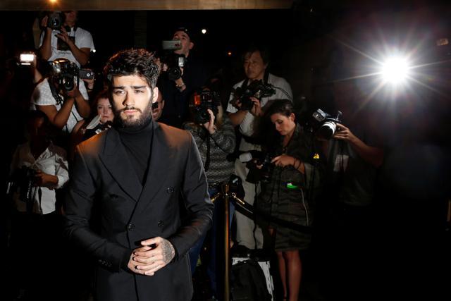 Zayn Malik arrives at the New York Fashion Week in September 2016. (Reuters file) Zayn Malik arrives at the New York Fashion Week in September 2016. (Reuters file)