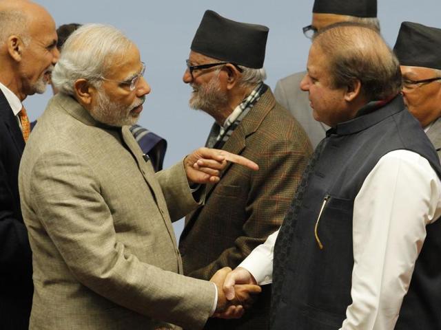 Prime Minister Narendra Modi and his Pakistani counter part Nawaz Sharif at the 18th Saarc summit in November 2014. (Reuters) Prime Minister Narendra Modi and his Pakistani counter part Nawaz Sharif at the 18th Saarc summit in November 2014. (Reuters)
