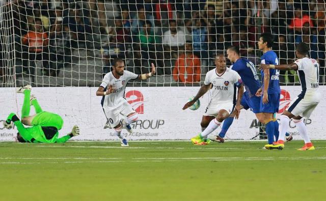 Mumbai had their chances in the second half but could not able to make the opportunities. (ISL/ SPORTZPICS) Mumbai had their chances in the second half but could not able to make the opportunities. (ISL/ SPORTZPICS)