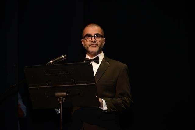 Curator of Royal Opera House and CEO of Avid Learning hosts the evening. (HT PHOTO )