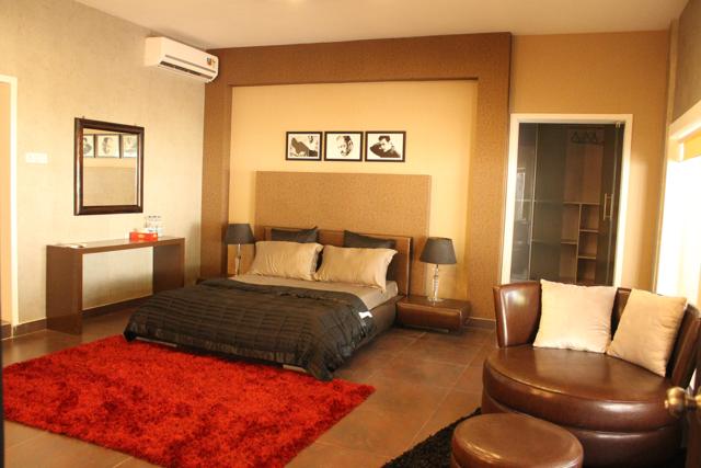 Salman’s bedroom in the Chalet