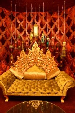 The throne in the confession room will make one feel like royalty