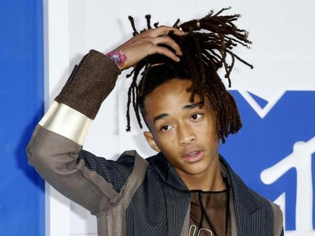 Actor Jaden Smith arrives at the 2016 MTV Video Music Awards in New York, August 28, 2016.