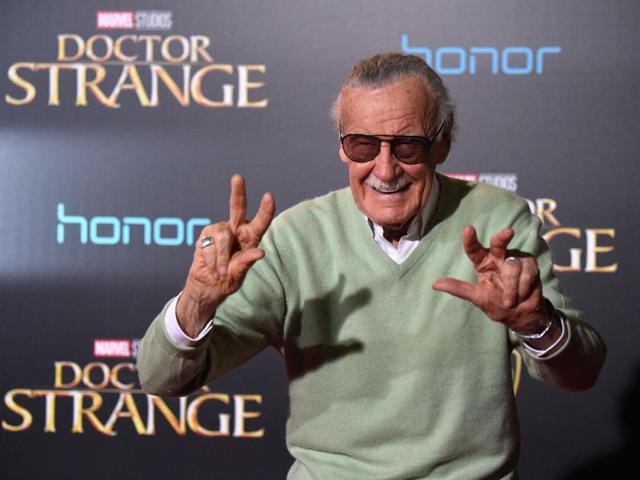 Stan Lee attends the Premiere of Disney and Marvel Studios' Doctor Strange. (AFP) 