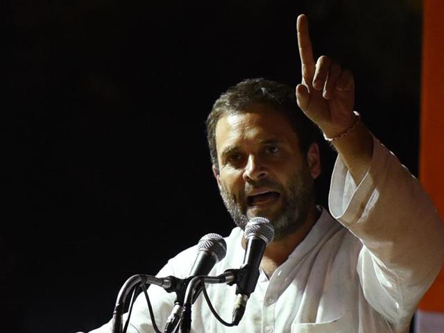 Rahul’s ‘message’, conceptualised by Congress poll strategist Prashant Kishor, is part of the party’s mega farmer outreach programme. (HT file) Rahul’s ‘message’, conceptualised by Congress poll strategist Prashant Kishor, is part of the party’s mega farmer outreach programme. (HT file)