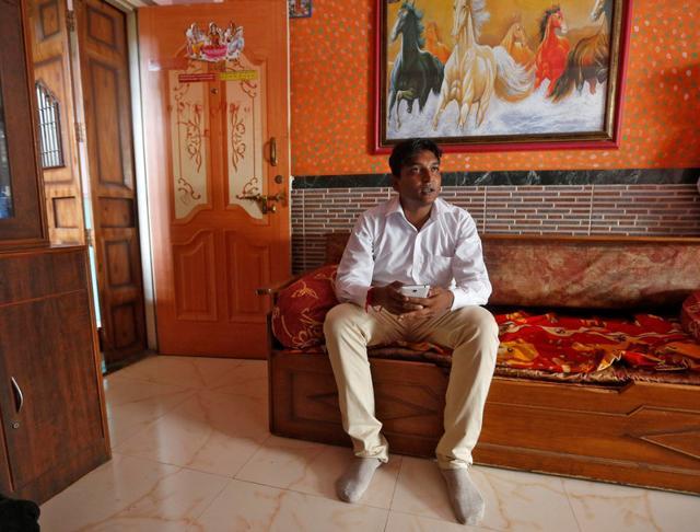 Sachin Bhadrasen Jaiswar, a survey-taker for the Centre for Monitoring Indian Economy (CMIE). (Reuters Photo) Sachin Bhadrasen Jaiswar, a survey-taker for the Centre for Monitoring Indian Economy (CMIE). (Reuters Photo)