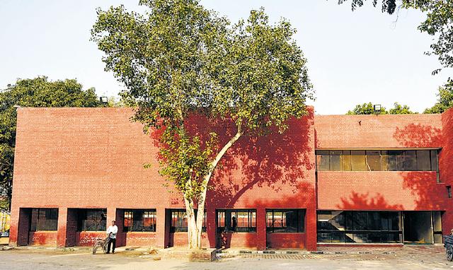 The Sector-26 community centre in Chandigarh. (Karun Sharma/HT )
