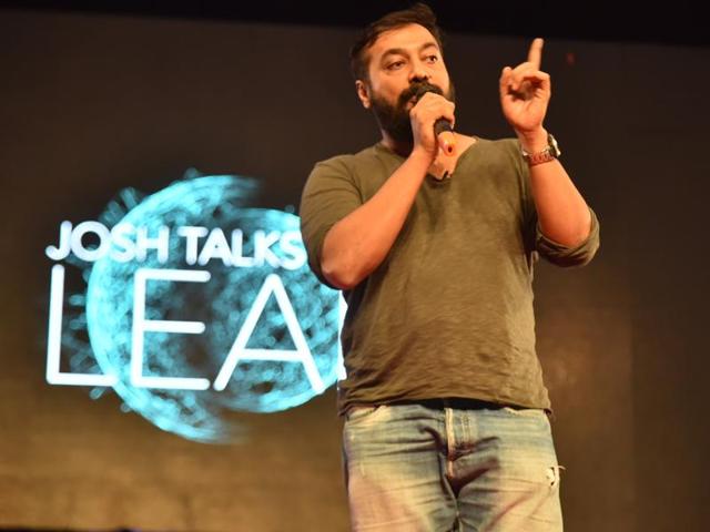 Filmmaker Anurag Kashyap shared with the crowd his tales of struggle and success.