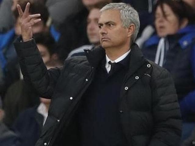 The match was Mourinho’s first visit to Chelsea since being sacked by his former club. (Reuters) The match was Mourinho’s first visit to Chelsea since being sacked by his former club. (Reuters)