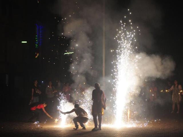 While China makes the right noises in tackling air pollution, Delhi remains resigned to suicidal traditions as Diwali nears.(Mujeeb Faruqui/HT File Photo)