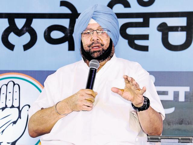 “The Badals have a history of ill-treating ex-servicemen and the families of martyrs... They treat them as pawns on their political chessboard,” Capt said. (HT File) “The Badals have a history of ill-treating ex-servicemen and the families of martyrs... They treat them as pawns on their political chessboard,” Capt said. (HT File)