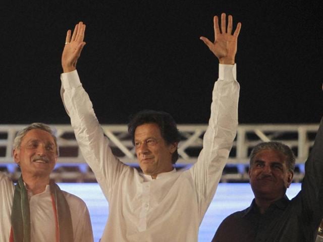 Pakistan's cricketer turn politician Imran Khan has announced a protetst rally against PM Nawaz Sharif on November 2, for which religious and militant groups are backing the PTI leader. (AP file photo) Pakistan's cricketer turn politician Imran Khan has announced a protetst rally against PM Nawaz Sharif on November 2, for which religious and militant groups are backing the PTI leader. (AP file photo)