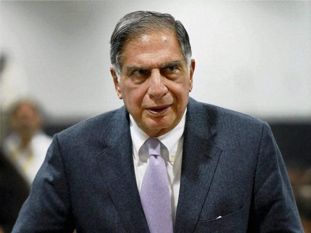 A file photo of Ratan Tata, who is making a comeback at Tata Sons' interim chairman for four months.(PTI)