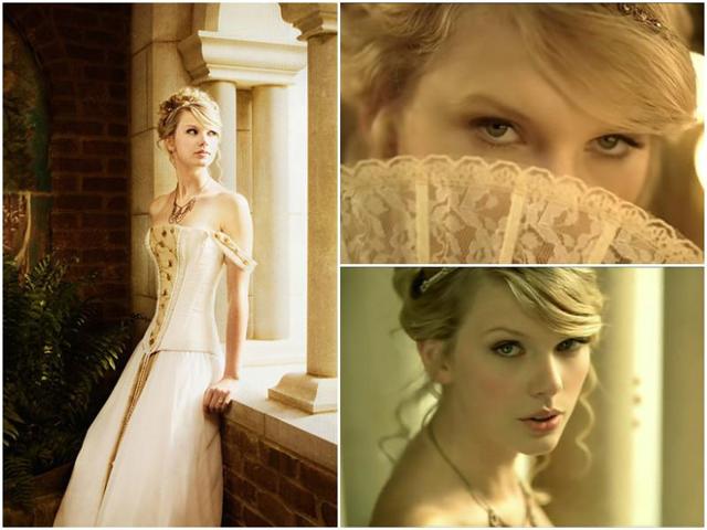 Love Story released in 2008 and almost instantly, every schoolgirl in all the parts of the world was singing it. The video showed Taylor in the story of Romeo and Juliet with a far more positive ending. Taylor curls started losing their wildness by this point. Love Story released in 2008 and almost instantly, every schoolgirl in all the parts of the world was singing it. The video showed Taylor in the story of Romeo and Juliet with a far more positive ending. Taylor curls started losing their wildness by this point.