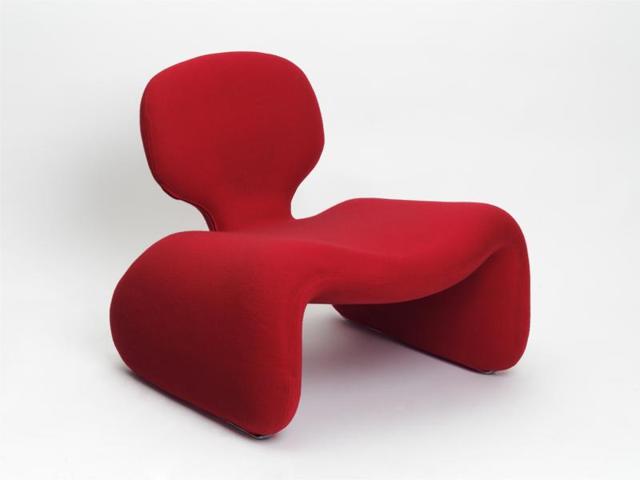 Design also features in the exhibition, including the Djinn Easy Chair by Olivier Mourgue. (AFP)