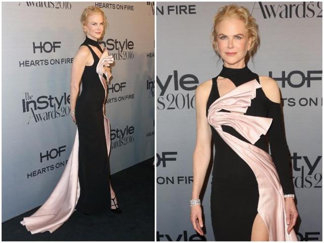 Enough of our obessession with PeeCee. We’ve got all the looks from the celebrity attendees you have got to see, starting with Nicole Kidman, who took home the Style Icon award on Monday night. Nicole stole the show in an Atelier Versace number with a high neck and dramatic pink satin draping that hugged her bodice before ending in a train behind her. (AFP) Enough of our obessession with PeeCee. We’ve got all the looks from the celebrity attendees you have got to see, starting with Nicole Kidman, who took home the Style Icon award on Monday night. Nicole stole the show in an Atelier Versace number with a high neck and dramatic pink satin draping that hugged her bodice before ending in a train behind her. (AFP)