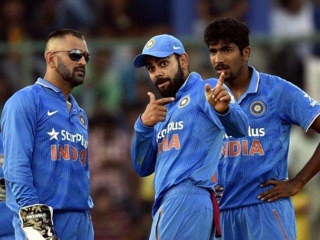 India have not posted a total of 300 in their last eight ODI matches at home. (Mohd Zakir/HT PHOTO) India have not posted a total of 300 in their last eight ODI matches at home. (Mohd Zakir/HT PHOTO)