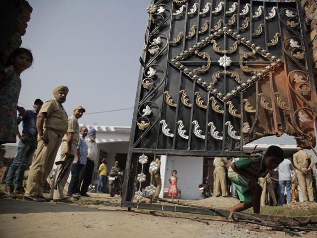 The militants fired at the security forces guarding the residence of roads and buildings minister Abdul Rehman Veeri in his native Veeri village in Bijbehara area of Anantnag. (AP file photo) The militants fired at the security forces guarding the residence of roads and buildings minister Abdul Rehman Veeri in his native Veeri village in Bijbehara area of Anantnag. (AP file photo)